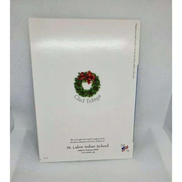 St. Labre Indian School O Holy Night Greeting Card | Native American Charity - Picture 2 of 11